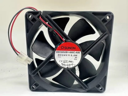 SUNON EEC0252B1-000C-A99 12025 DC24V 5.0W 12CM 2-Pin Inverter Cooling Fan