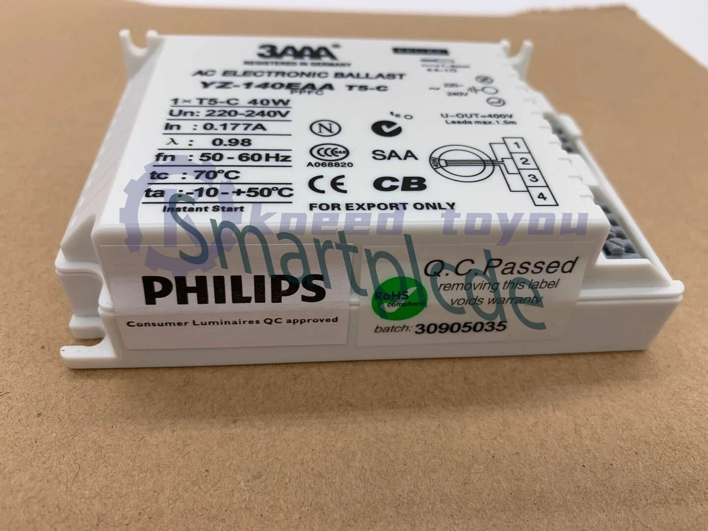 1PCS 3AAA ballast YZ-140EAA FC /T5-C 40W ring 40W lamp tube ballast