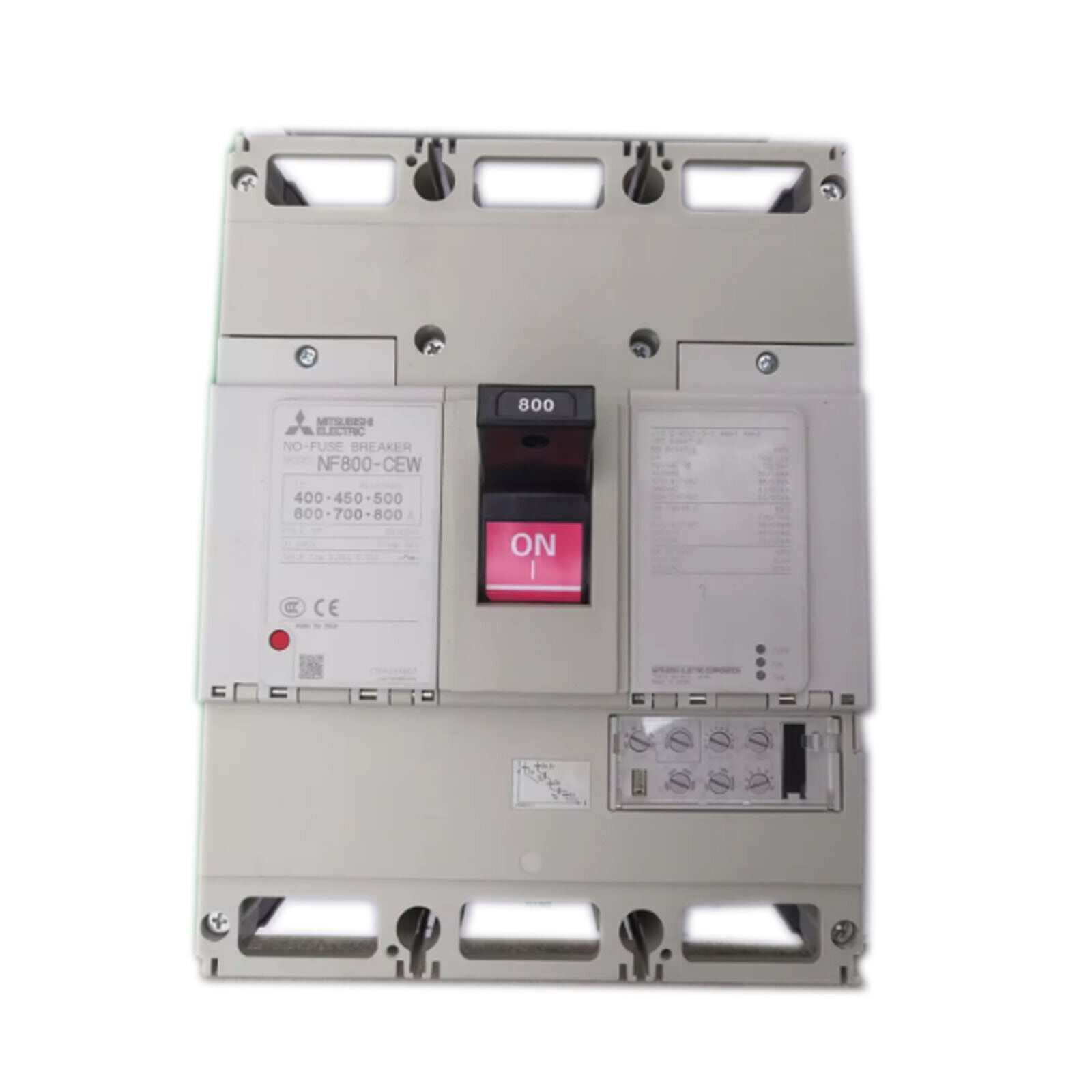 Mitsubishi Circuit Breaker NF800-CEW 3-P 400-800A Adjustable - MITSUBISHI