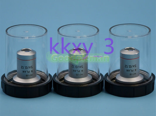 1 PCS LEICA N PLAN 5X/0.12 microscope objective lens inspected