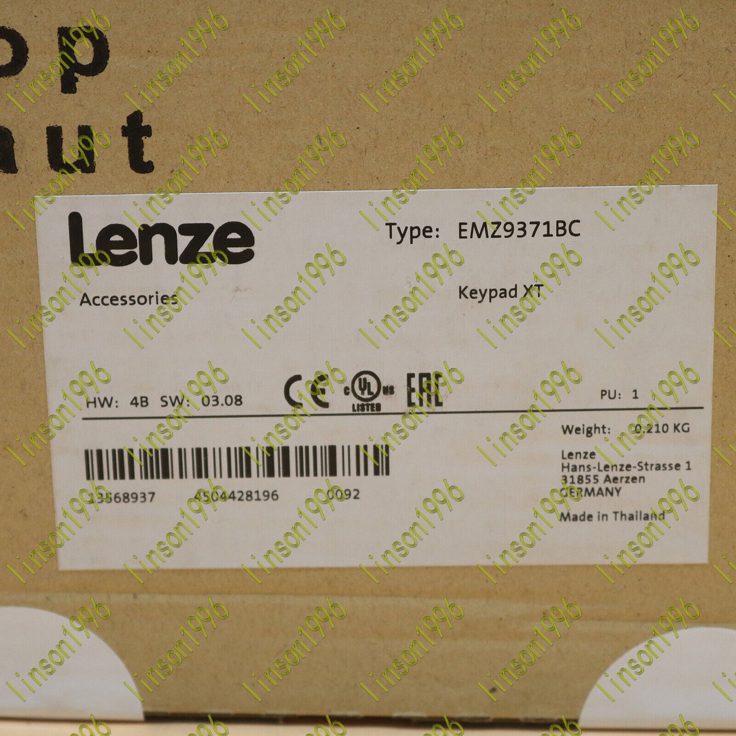 Lenze EMZ9371BC Inverter Panel Fast Delivery - LENZE