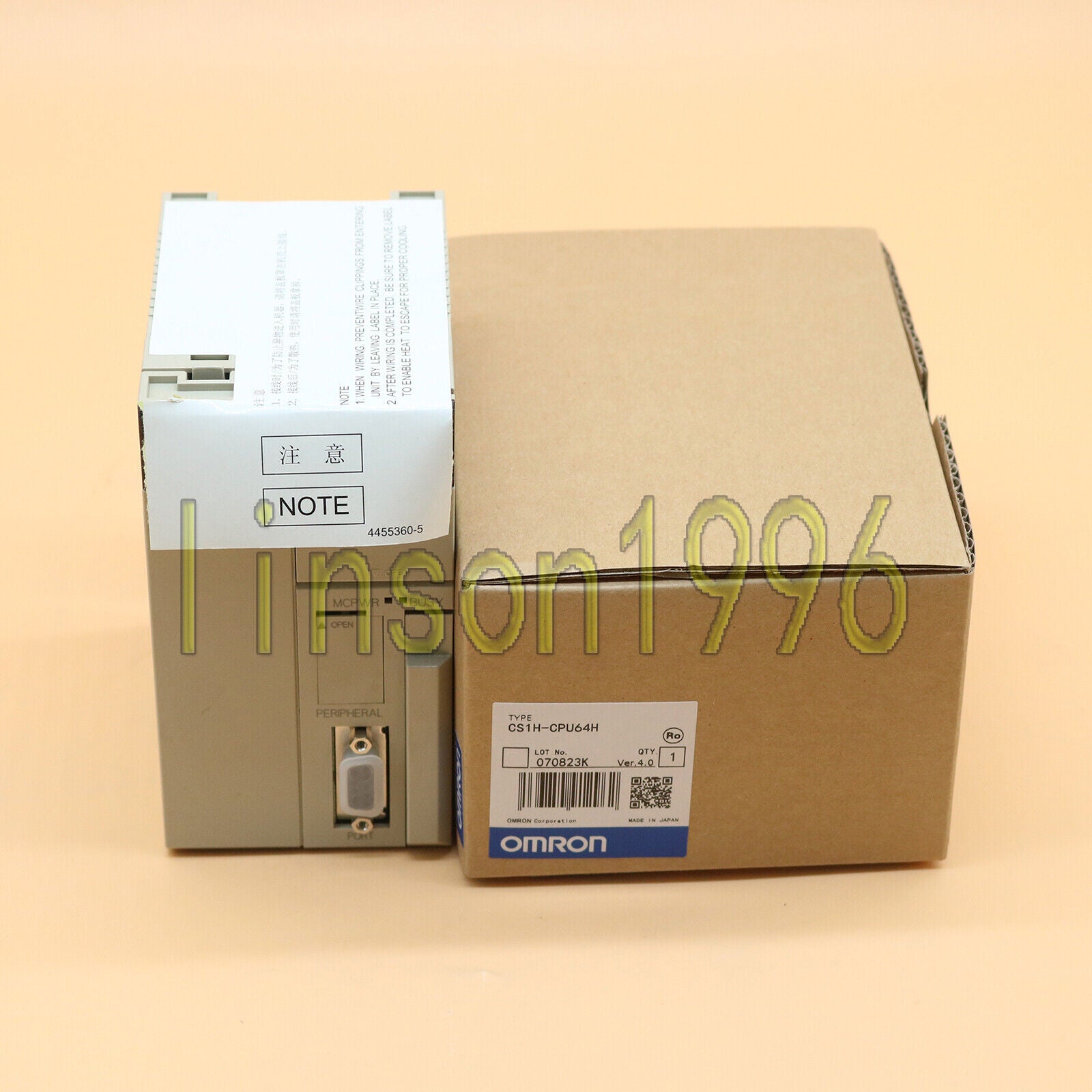 New ONE Omron CS1H CPU64H Programmable Control Processor CS1HCPU64H - OMRON
