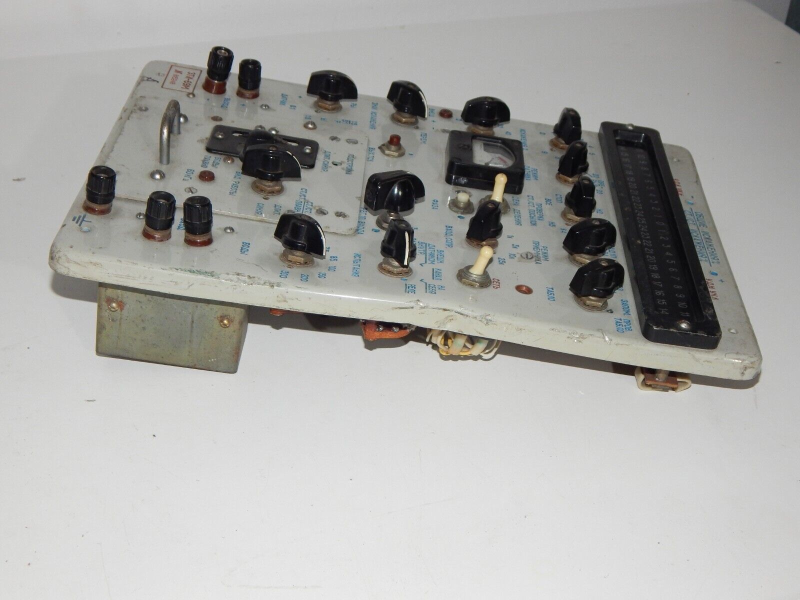 used Collectible Control Panel Module Russian Technology Aircraft Equipment ETI-69 - ETI