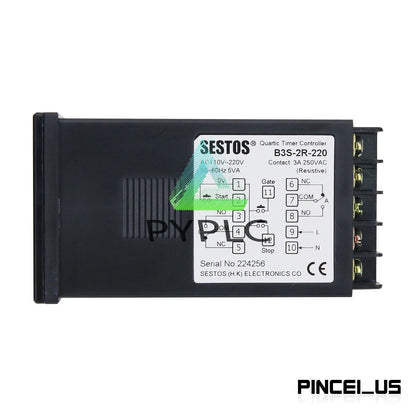 Sestos Digital Quartic Timer Relay Switch Relay Ce Ac100-240V B3S 100-240V Omron