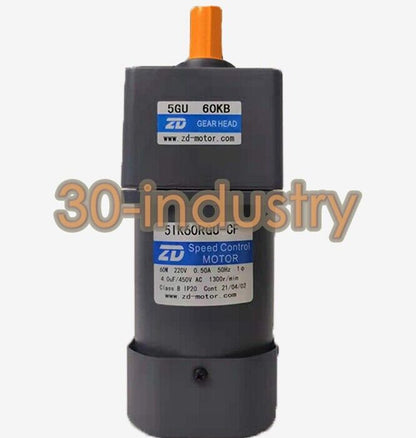 1PCS ZD 5IK60RGU-CF 5GN100KB/120KB/150KB/180KB/200KB Gear Reducer Motor 220V 60W - KOEED
