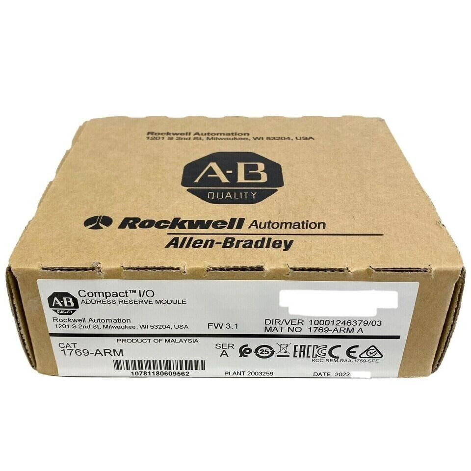 CompactLogix Address Reserve Module AB 1769 ARM - COMPACTLOGIX