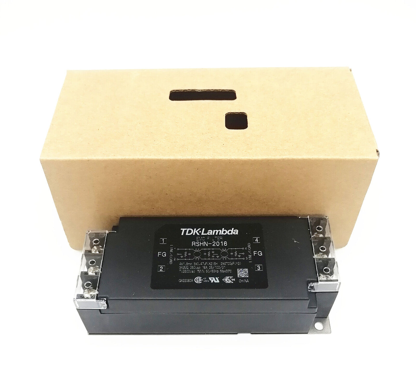 new 1pcs TDK-LAMBDA RSHN-2016 16A Single-phase EMC Power Filter 250V - TDK-LAMBADA