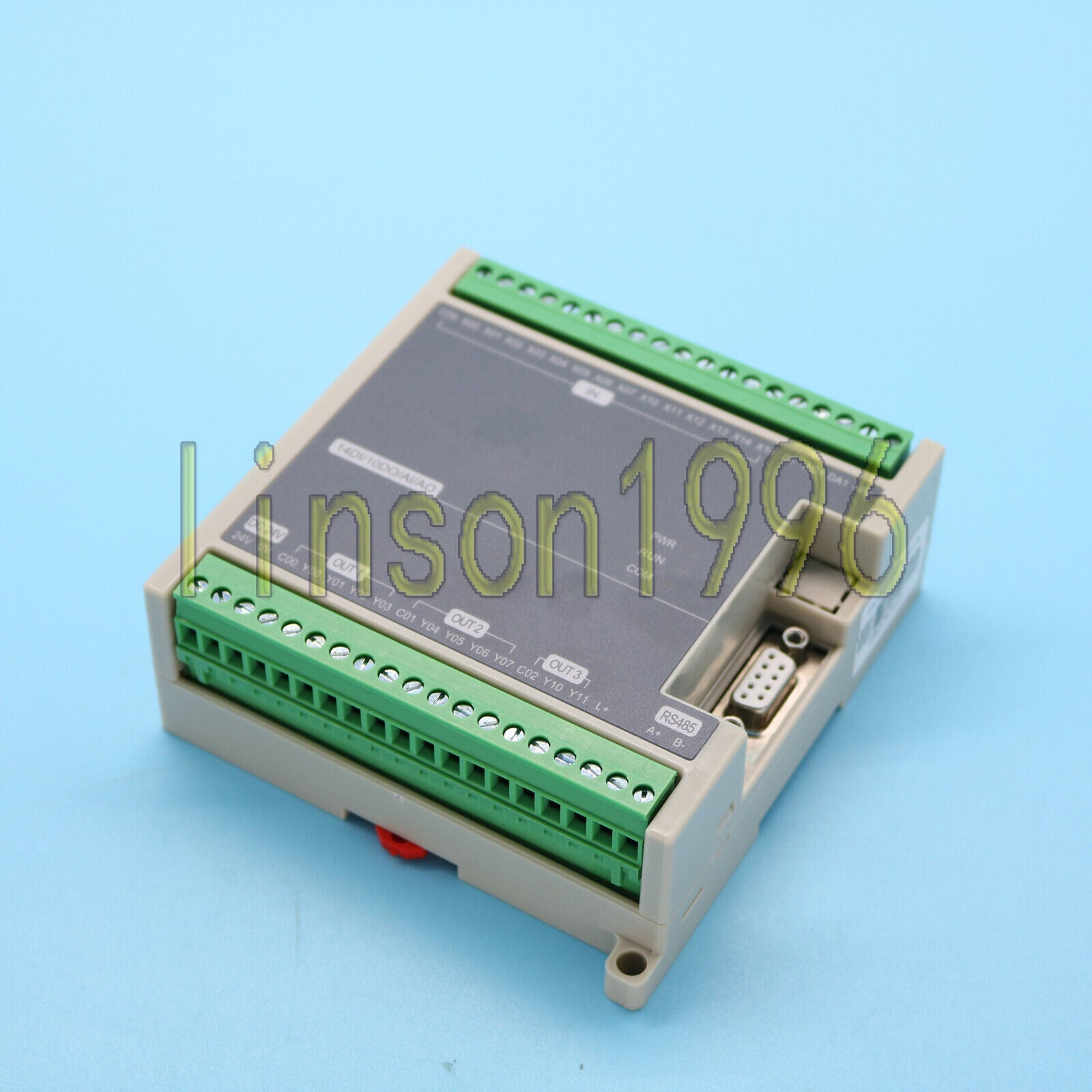 Mitsubishi FX3U-24MR High-Speed Control Board + Cable for PLC - MITSUBISHI