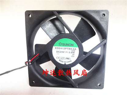 1pcs SUNON KD2412PTBX-6A 12025 24V 5.8W 12CM inverter fan