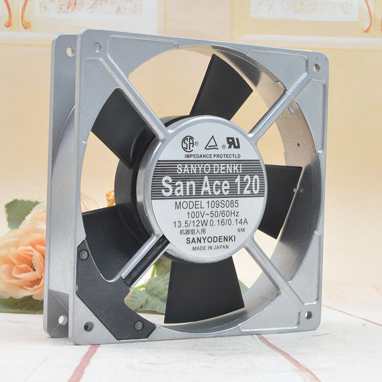 1pcs Sanyo 109S085 12cm 12025 100V 110v 0.16A inverter fan
