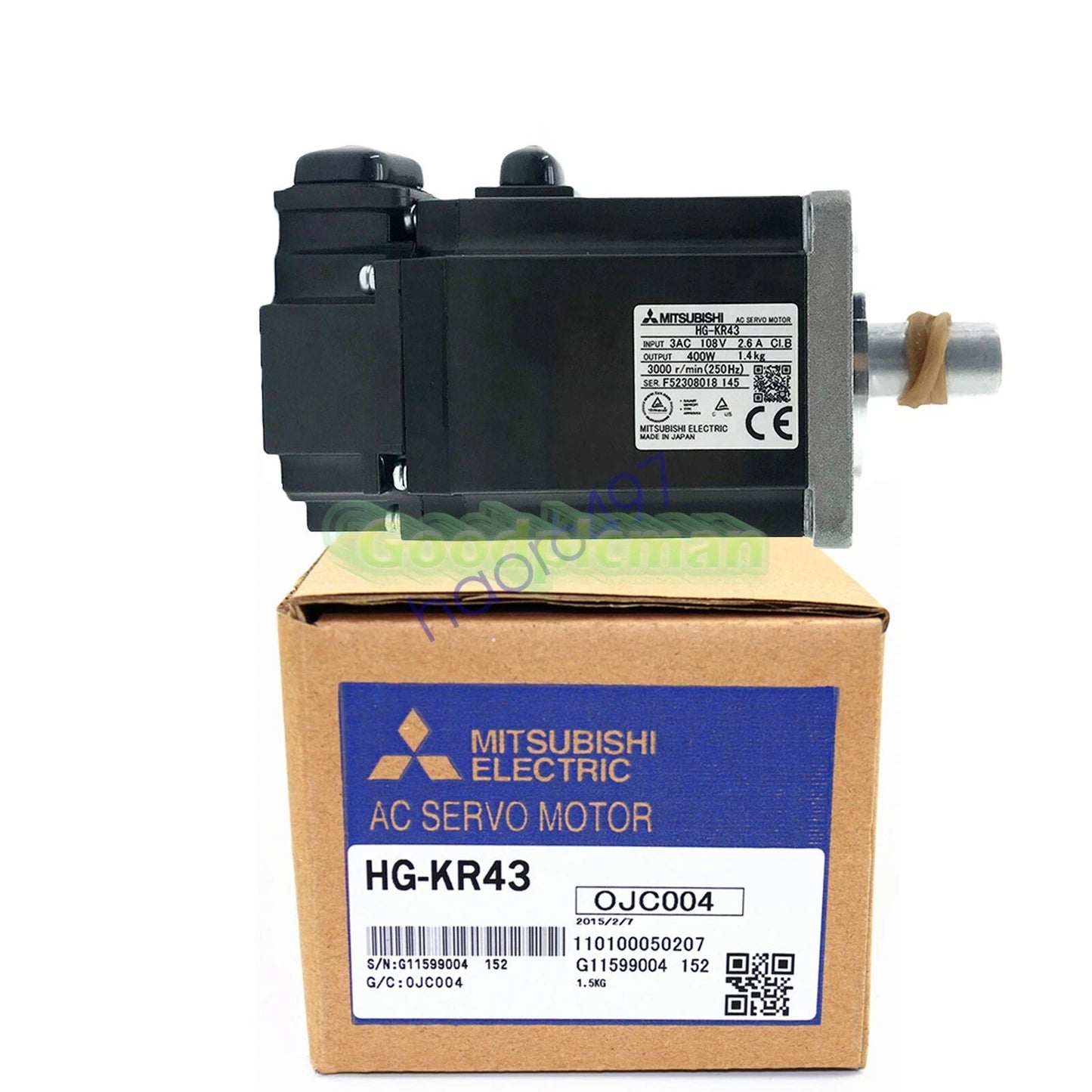1PCS Mitsubishi AC Servo Motor HG-KR43