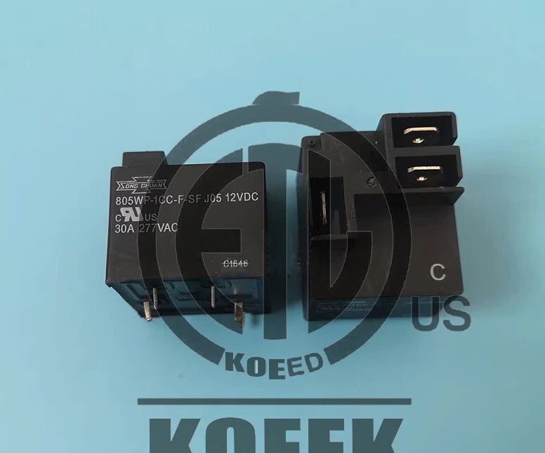 1Pce 805WP-1CC-F-SF J05 12VDC General Purpose Relays 30A 277VAC