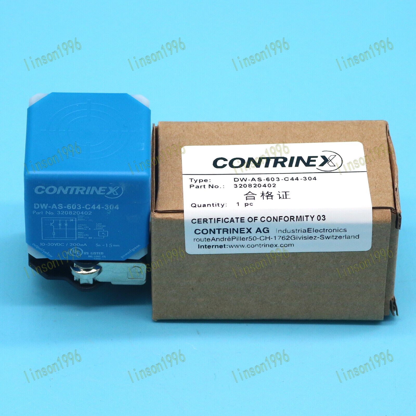 CONTRINEX DW-AS-603-C44-304 Proximity Switch in Box - CONTRINEX