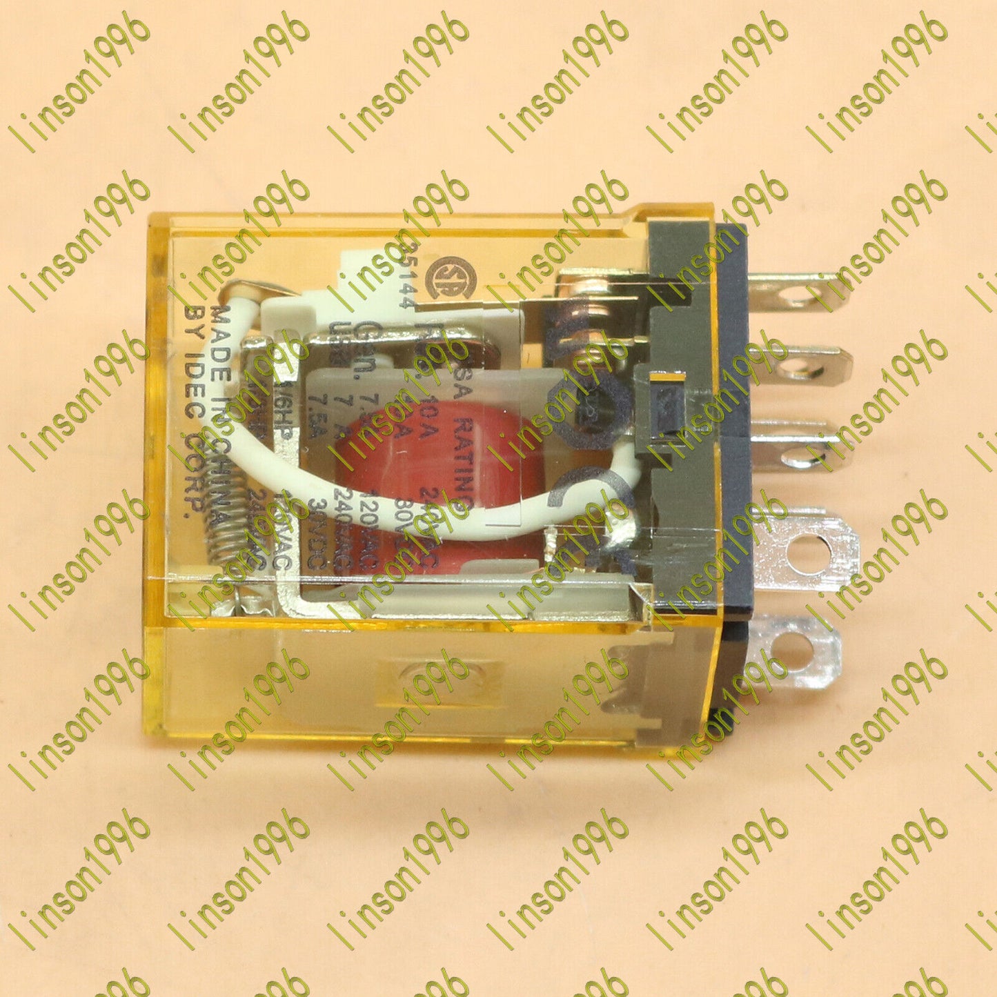 10-PC IDEC Relay RH2B-U 220VAC In-Box - IDECC