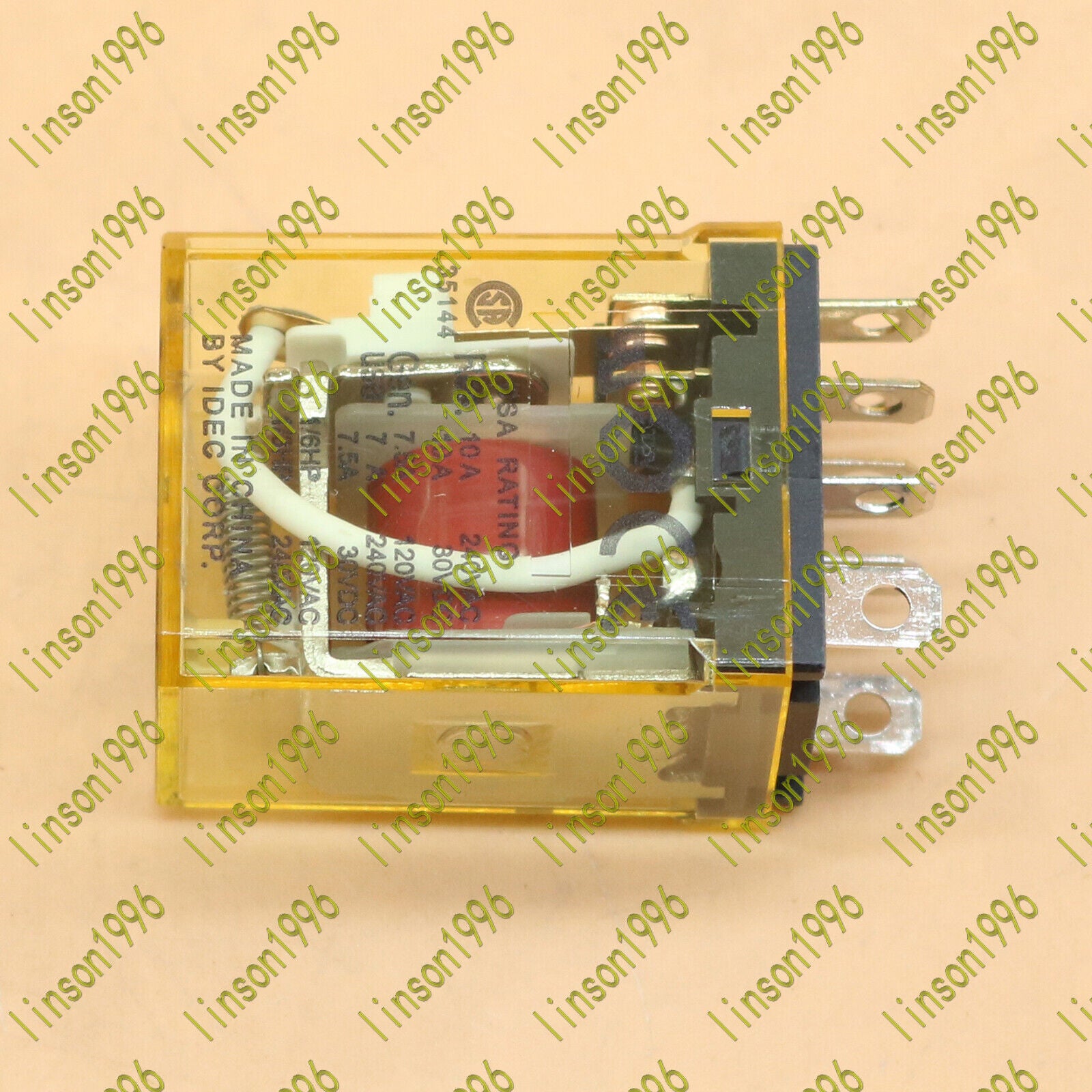 10-PC IDEC Relay RH2B-U 220VAC In-Box - IDECC