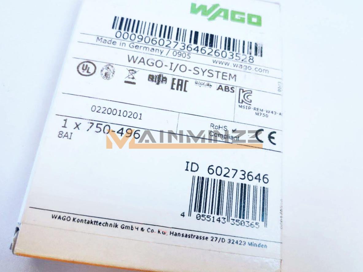 ONE WAGO 750496 - Analog PLC Module - WAGO