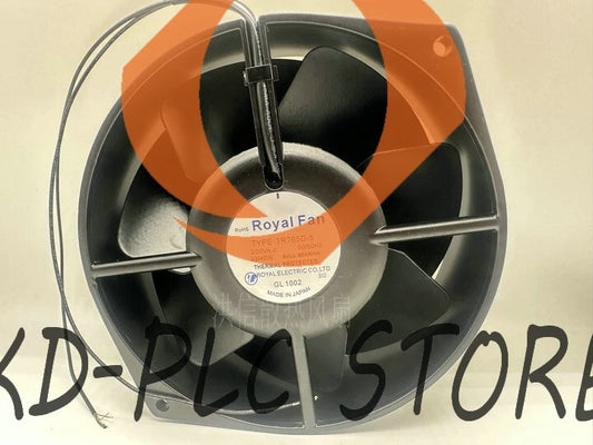 1Pcs ROYAL FAN Fan TR765D-5 AC200V 43/40W Metal cooling fan 15055 2 wire