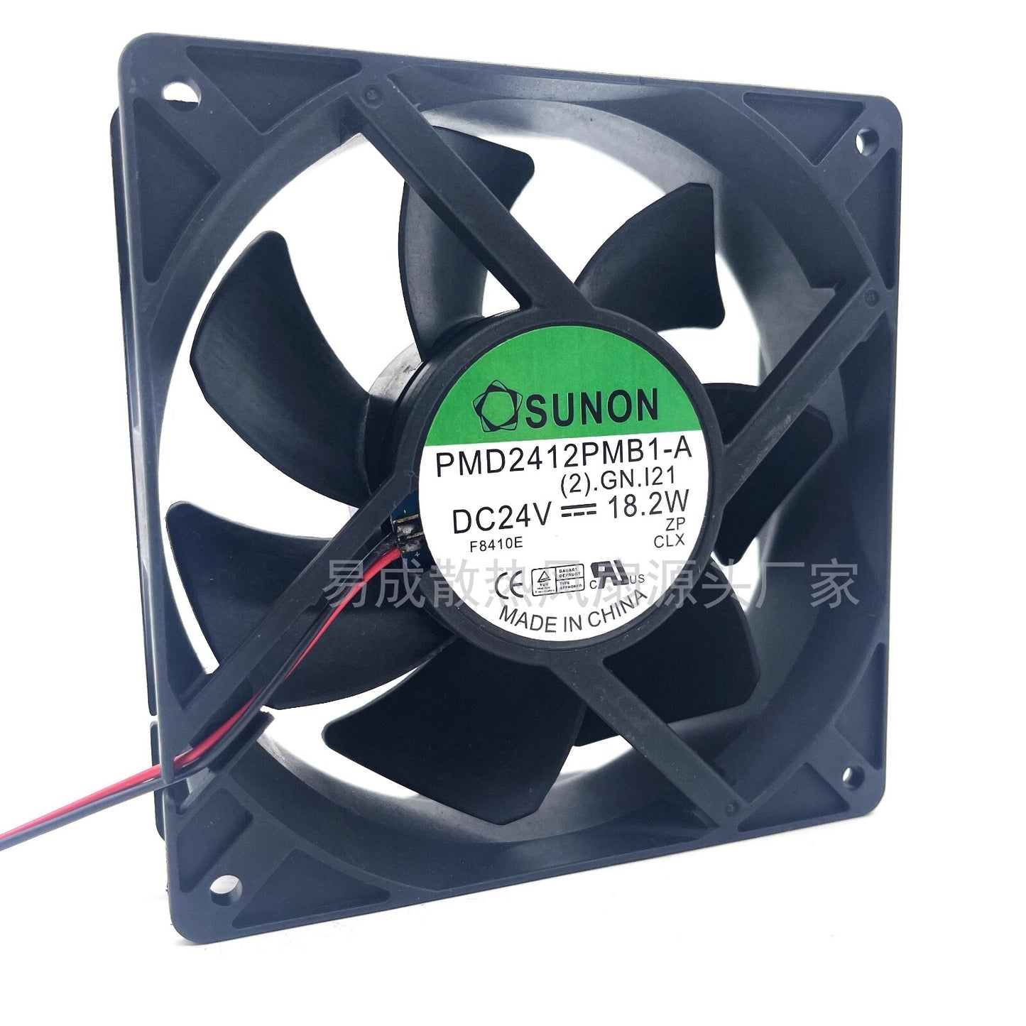 SUNON PMD2412PMB1-A (2).GN.l21 DC24V 18.2W 2-Wire Inverter Cooling Fan