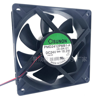 SUNON PMD2412PMB1-A (2).GN.l21 DC24V 18.2W 2-Wire Inverter Cooling Fan