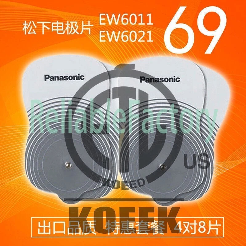 4 Pair 8 pieces For EW6021P EW6011PP EW0603P electrode Massager