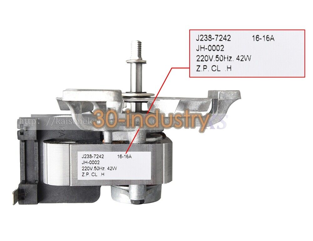 High-Temperature Fan Motor J238-7242 for JH-0002 Dryer 220VAC - KOEED