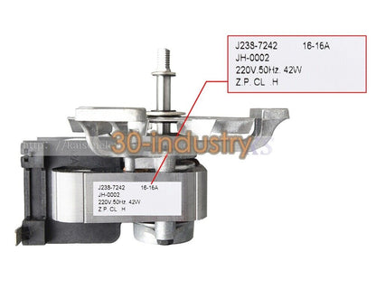 High-Temperature Fan Motor J238-7242 for JH-0002 Dryer 220VAC - KOEED