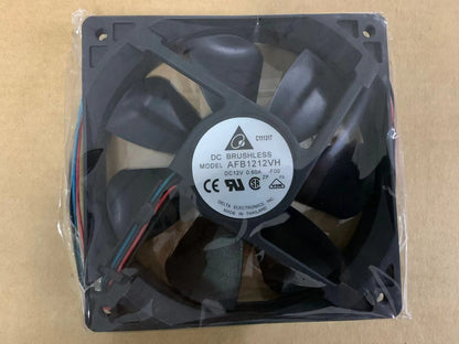 new DELTA AFB1212VH fan 120*120*25mm 12V 0.60A 3pin 12cm DC double ball bearing fan