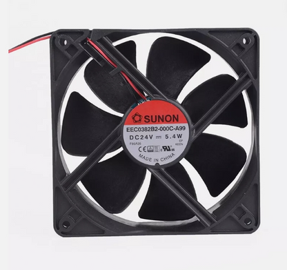 SUNON EEC0382B2-000C-A99 DC24V 5.4W 120*120*38MM 2-Wire Axial Cooling Fan