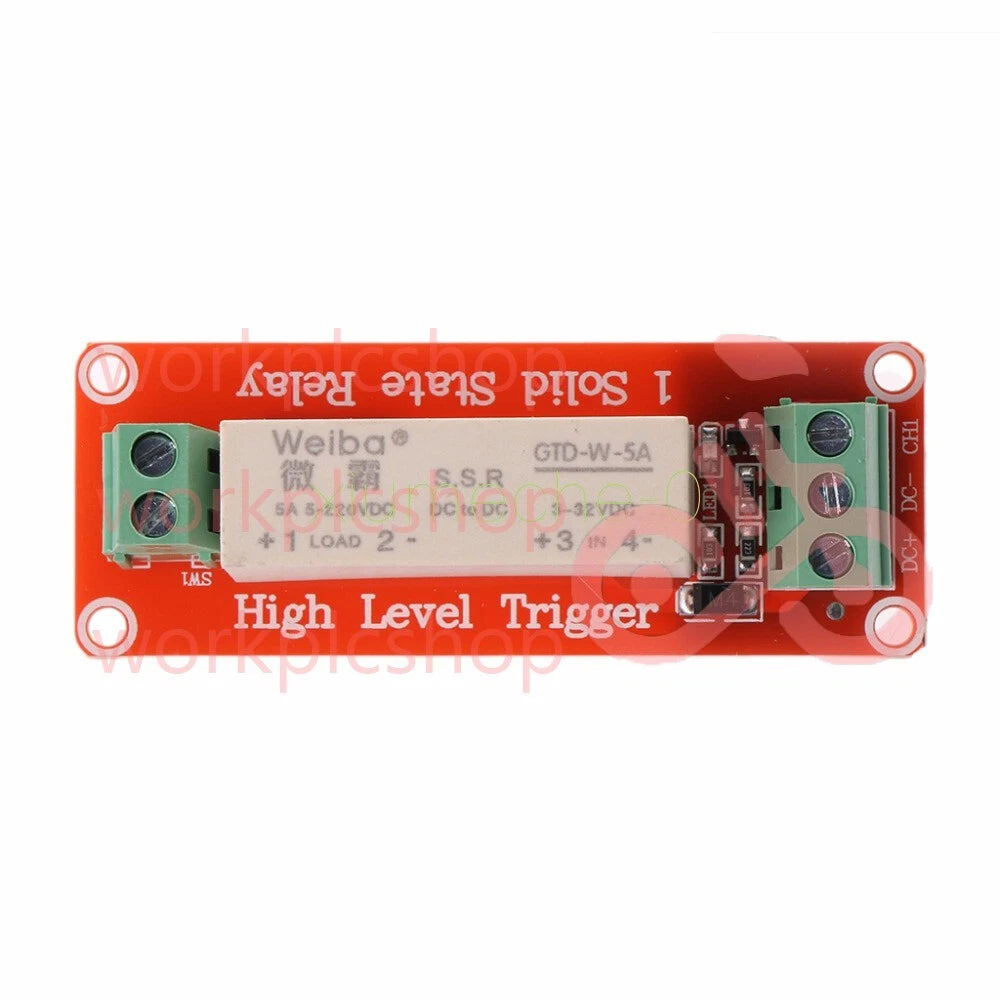 1 Channel SSR Solid State Relay High-low Trigger 5A 3-32V