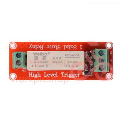 1 Channel SSR Solid State Relay High-low Trigger 5A 3-32V