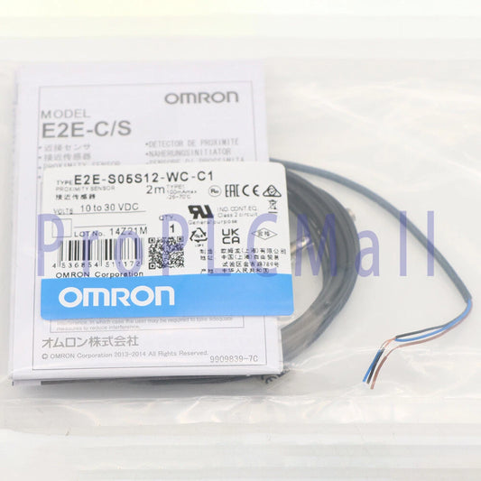 Omron E2E-S05S12-WC-C1 2M Proximity Switch, 1PC