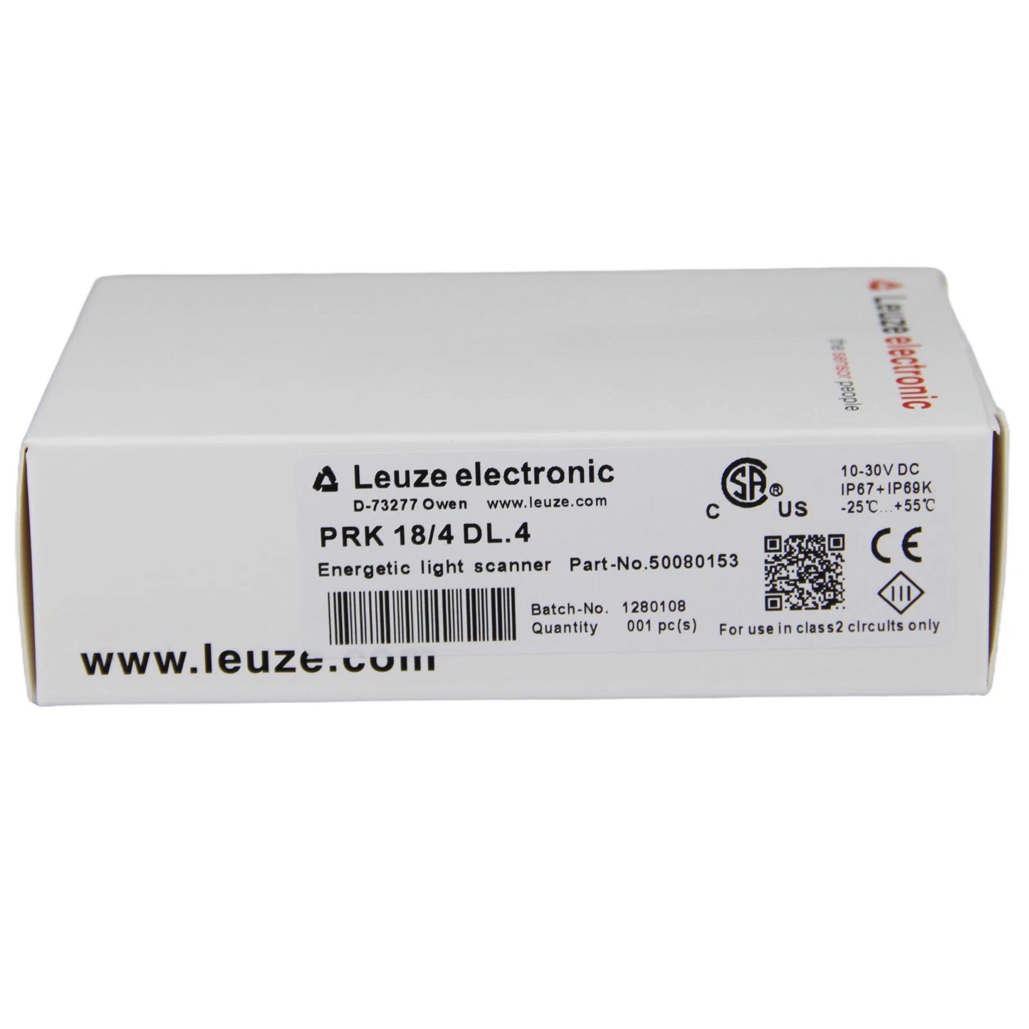 One LEUZE PRK 18/4 DL.4 50080153 Photoelectric Sensor- US Stock#k