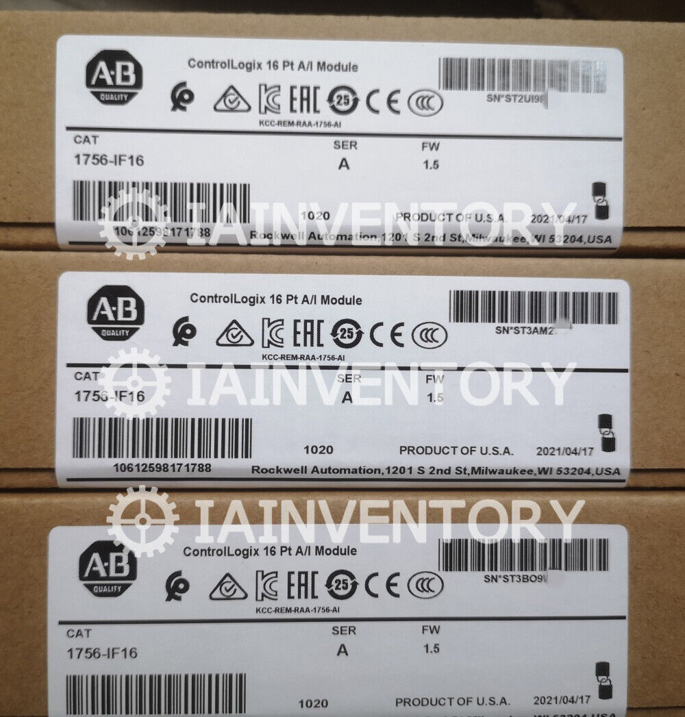1-Piece New Allen-Bradley 1756-IF16 Next Day Air - ALLEN-BRADLEY