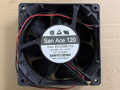 new Sanyo 12038 9G1248E104 DC48V 0.17A 12 cm cooling fan wind