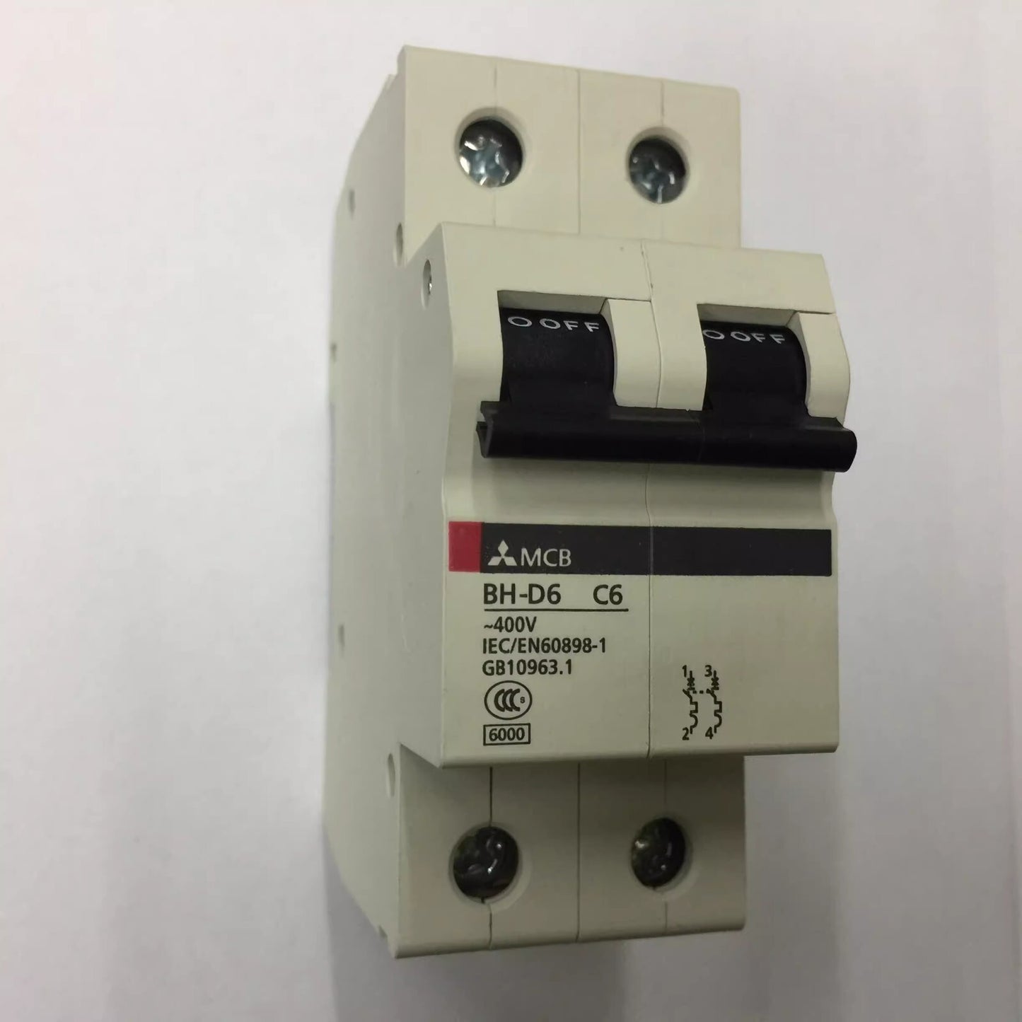 1PCS for Mitsubishi BH-D6 2P C6 Air Switch Mini Circuit Breaker