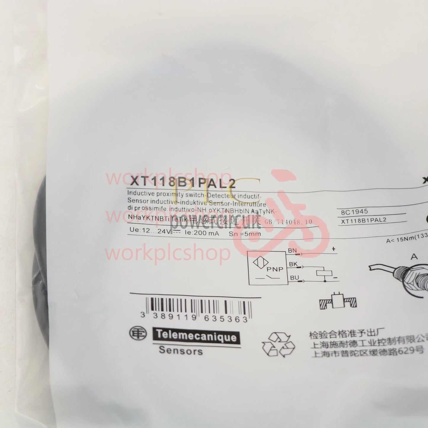 XT118B1PAL2 For Proximity Capacitive Sensor Cyl M18 12~24V Sn 5mm #XP 1PC