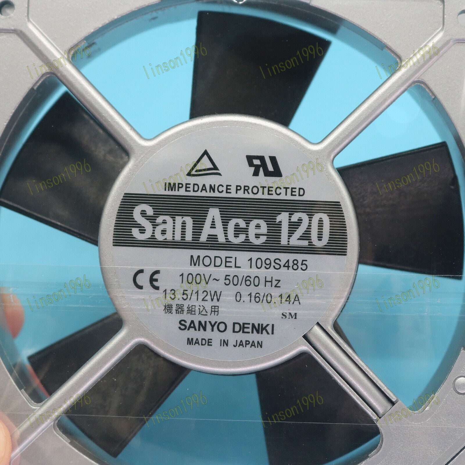 109S485 Cooling Fan 13.5/12W 0.16/0.14A FAST SHIP - SANYO