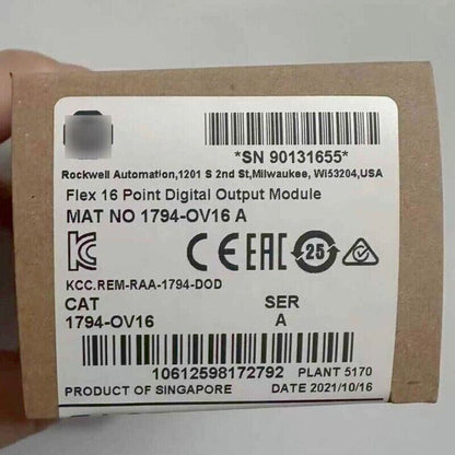 Factory Sealed AB 1794-OV16 Flex 16 Point Digital Output Module - FACTORY SEALED