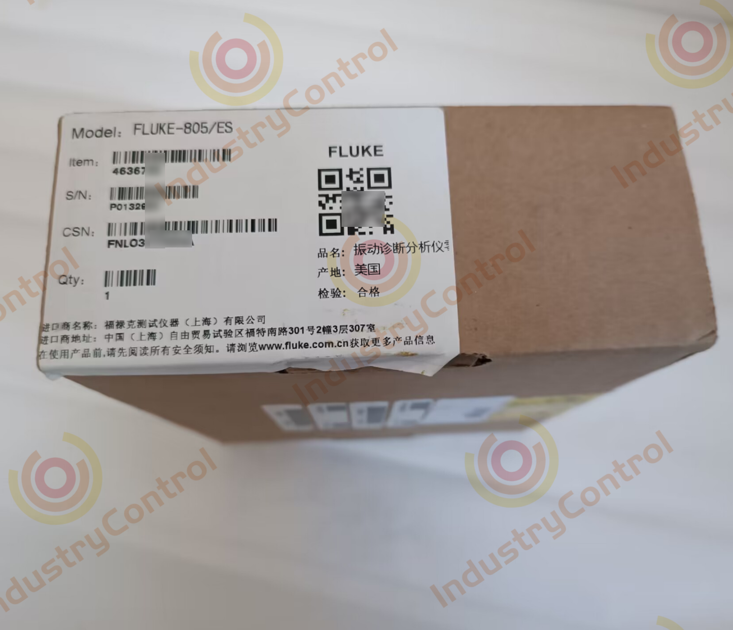 new Fluke 805ES External Vibration Sensor for the 805 Vibration Meter - FLUKE