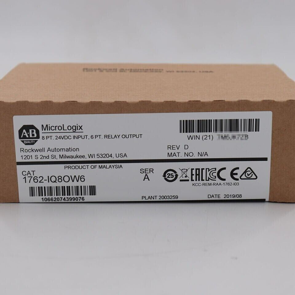 NEW Factory Sealed AB 1762-IQ8OW6 MicroLogix Combination Module 1762IQ8OW6 - KOEED