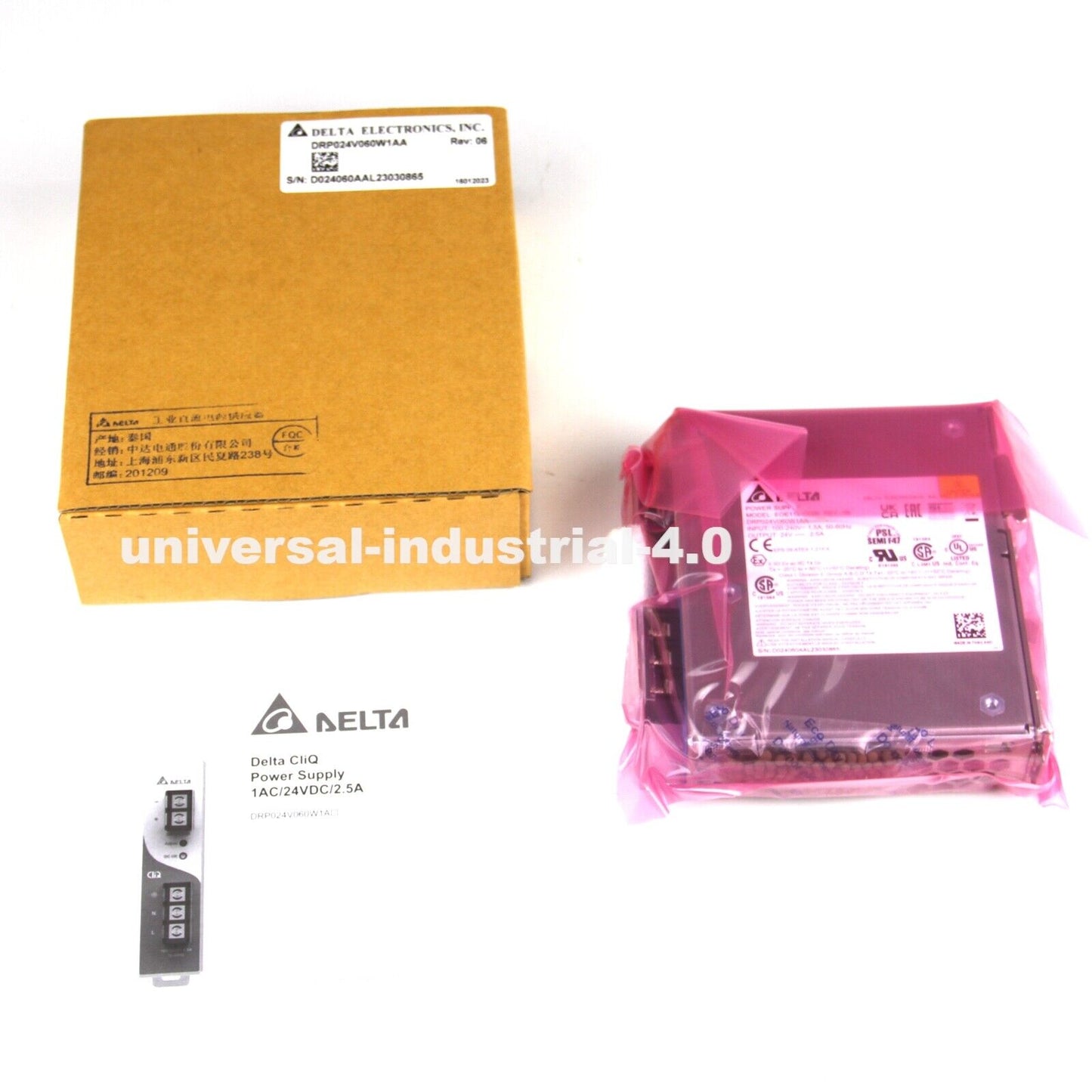 DELTA DRP024V060W1AA 24V Switching Power Supply - DELTA