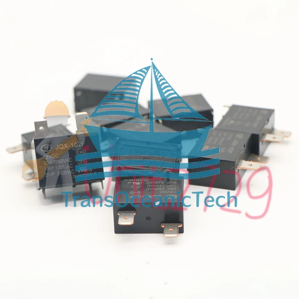 10PCS HONGFA JQX-102F 12VDC Power Relay HF102F-12VDC Replace JT102F-T-12VDC