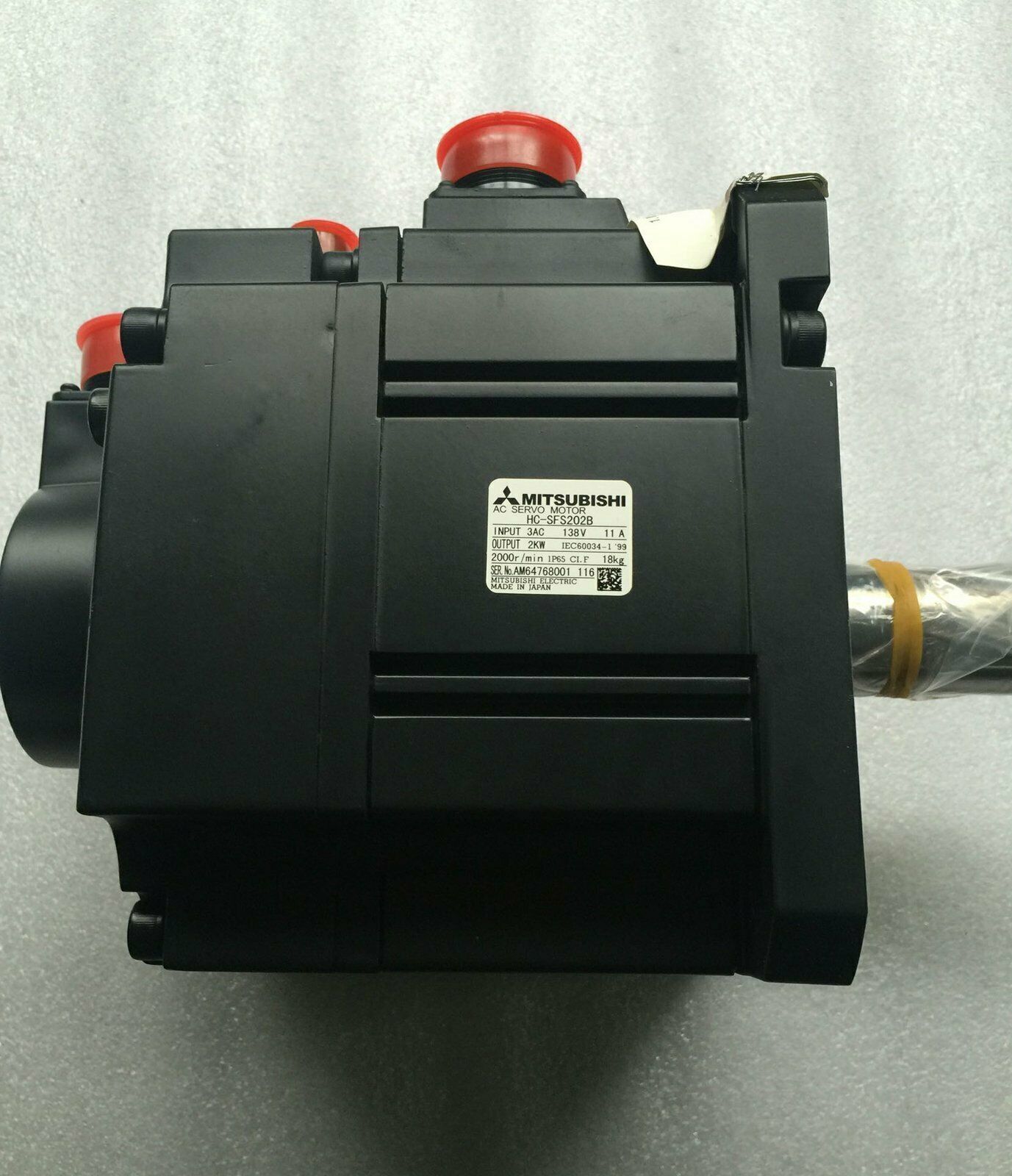 Used Mitsubishi Servo Motor HC-SFS202B Tested Good - MITSUBISHI