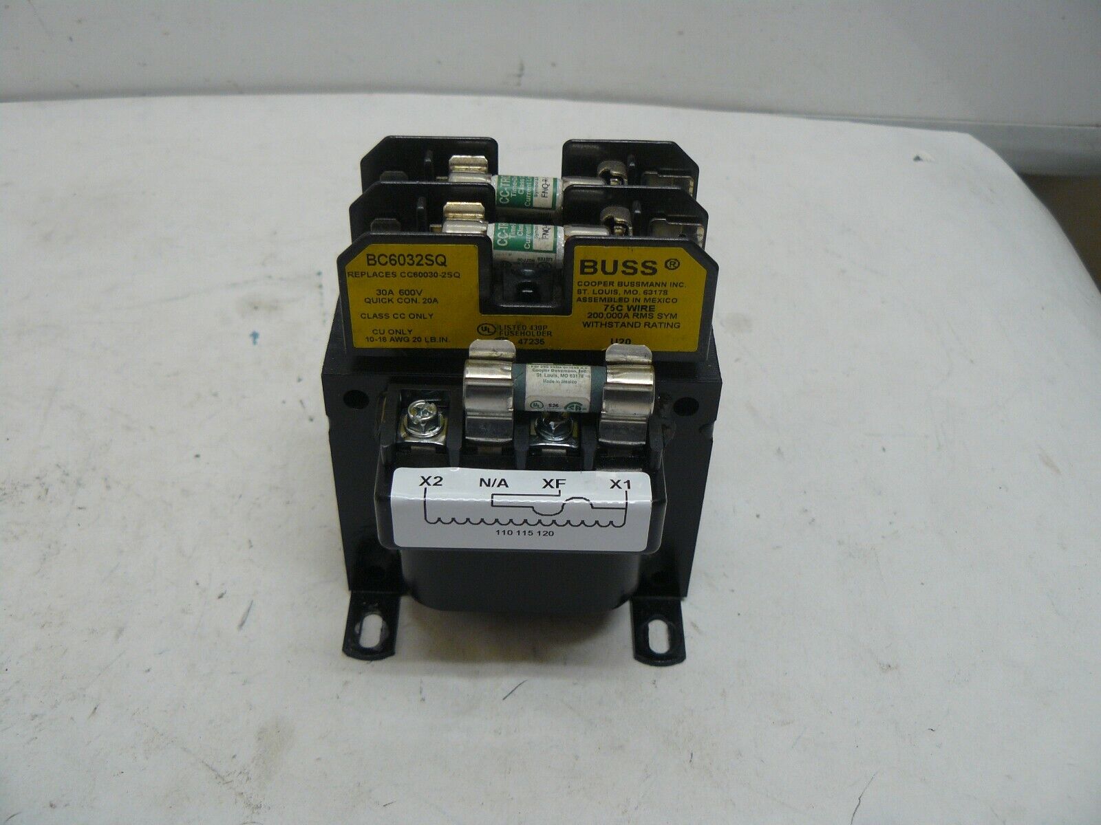 Micron IMPERVITRAN B100BTZ13JK Control Transformer 100va - MICRON
