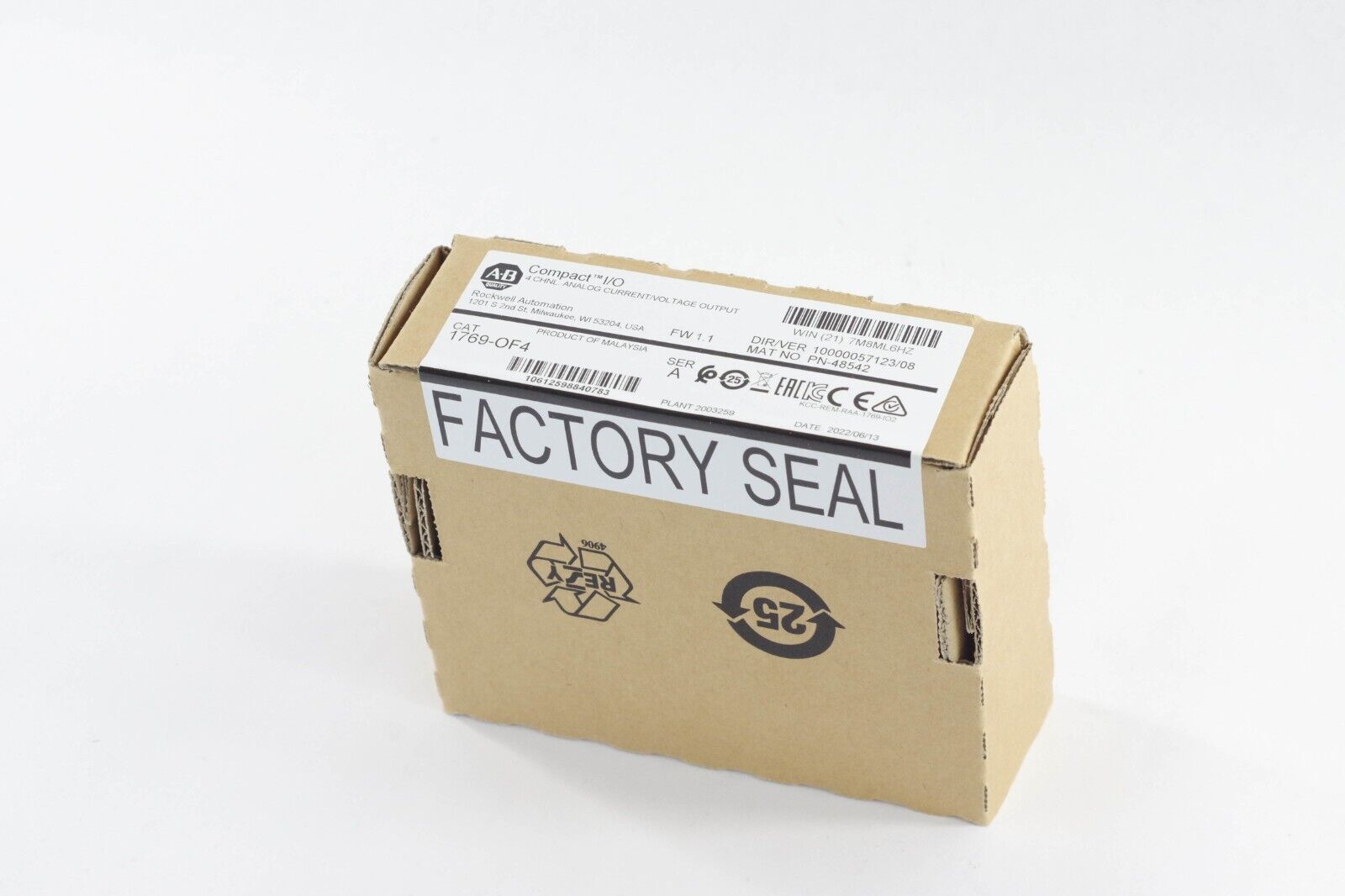 Allen Bradley 1769-OF4 Analog Output Module - New Surplus (Sealed) - ALLEN BRADLEY