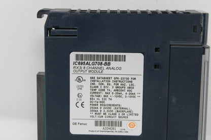 used GE Fanuc IC695ALG708-BB Analog Input IC695ALG708 - GE