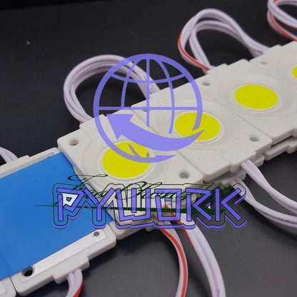 2.4W injection COB LED Module light,DC 12V advertising Green
