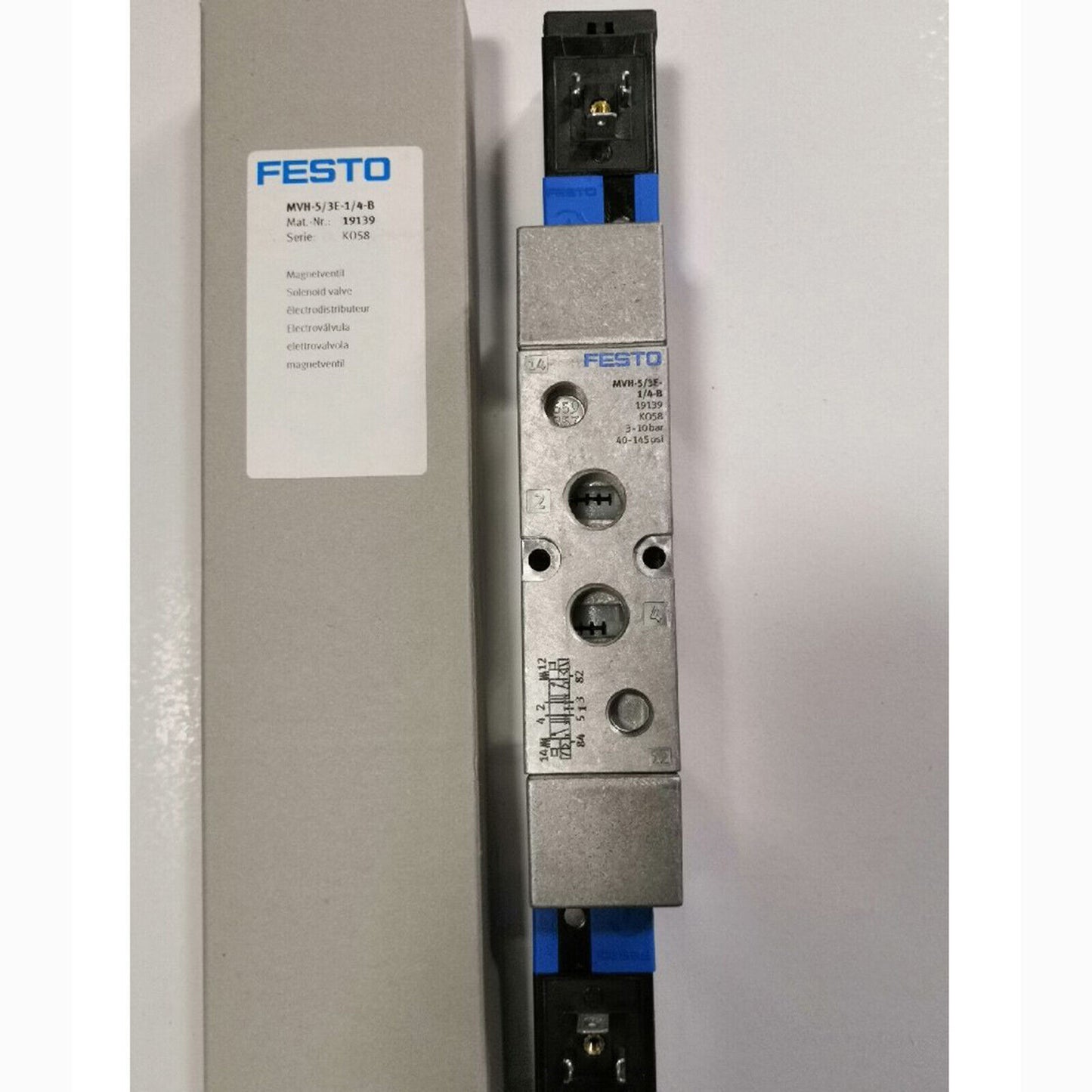 ONE FESTO MVH-5/3E-1/4-B Solenoid Valve - FESTO