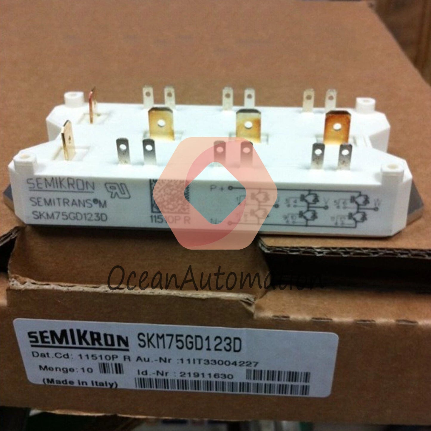 1PC SKM75GD123D Semikron IGBT Power Module