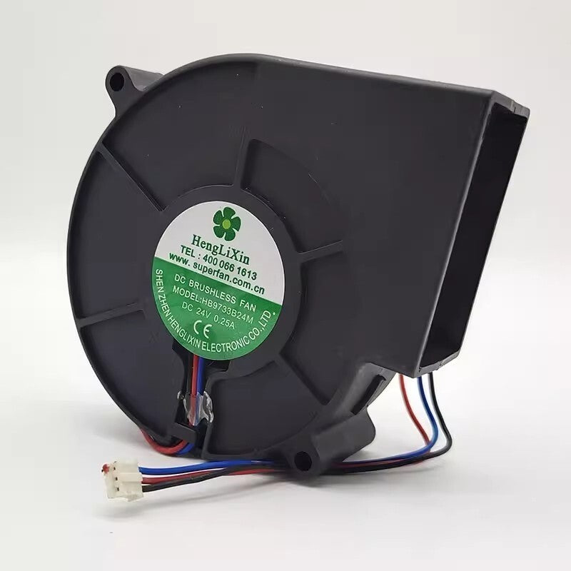 1PCS for HengLiXin HB9733B24M 9733 DC24V 0.25A 9CM 3-Pin Turbo Cooling Fan